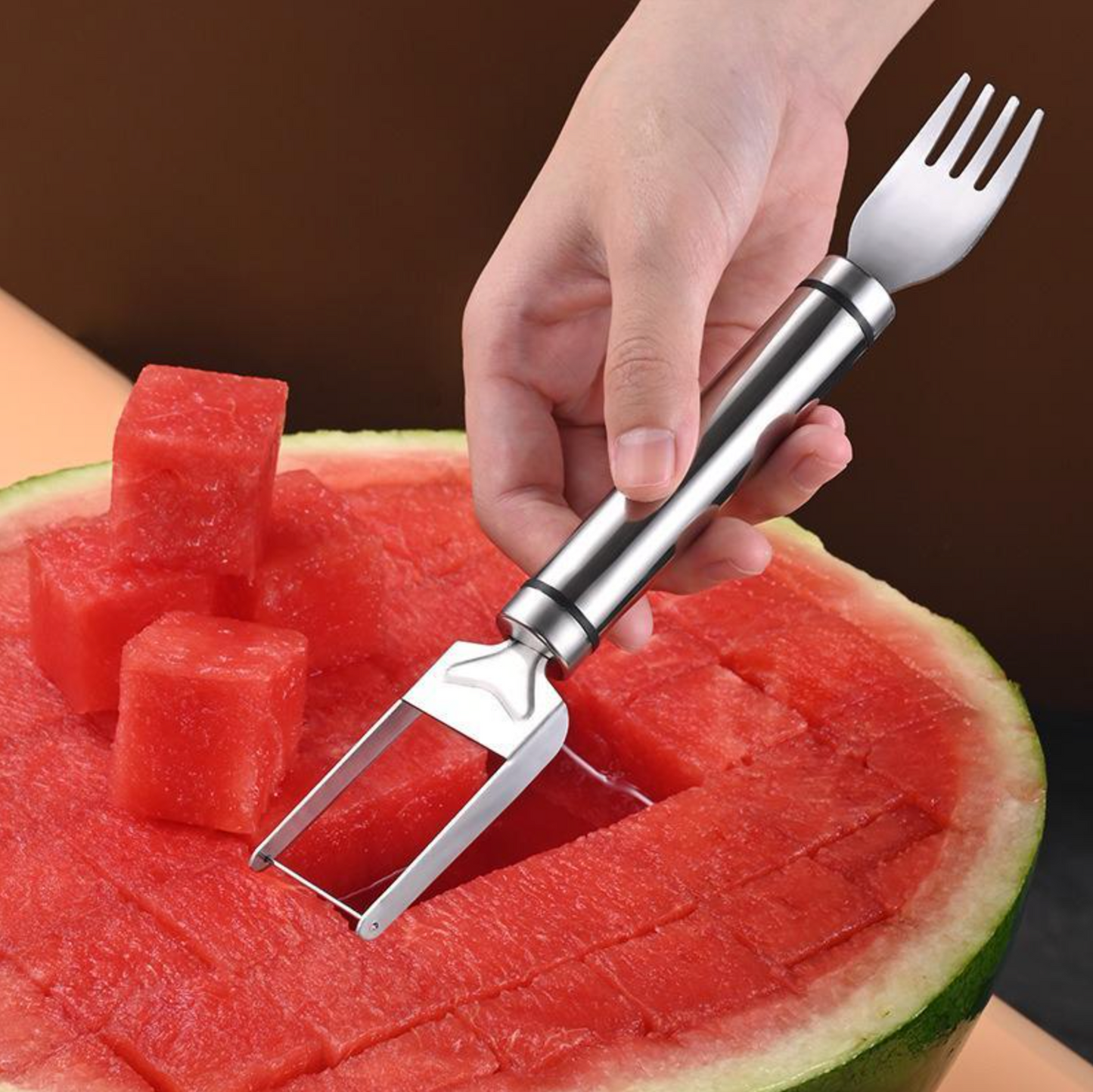 2-in-1 Stainless Steel Fruit Cutter (2 Pack)
