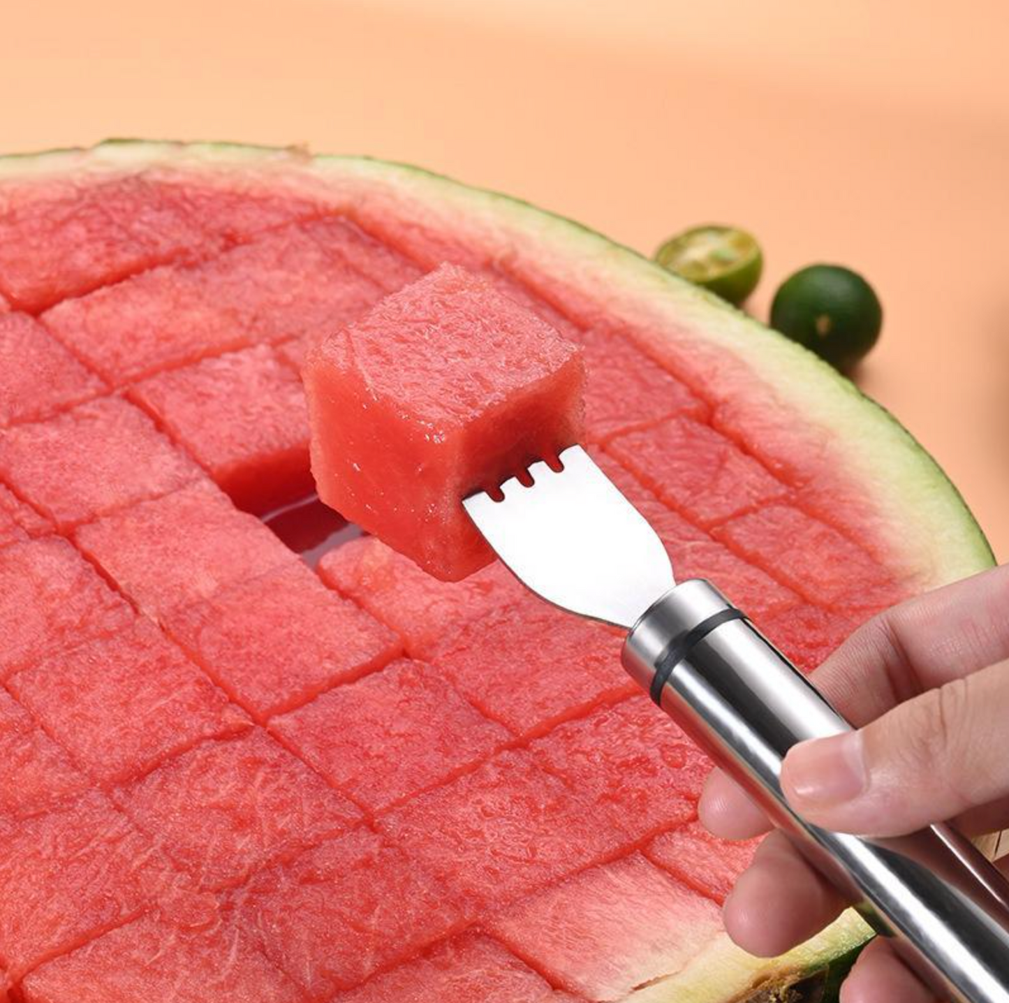 2-in-1 Stainless Steel Fruit Cutter (2 Pack)