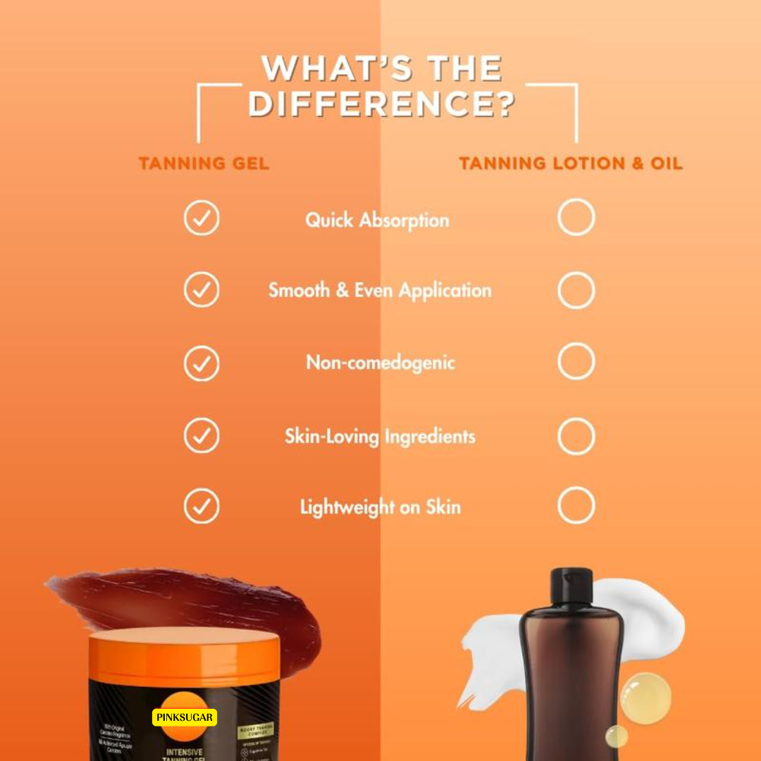 PinkSugar Gold Shimmer Intensive Tanning Gel