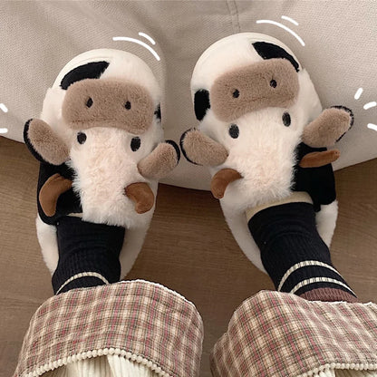 Cozy Cow Slippers