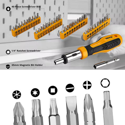 DEKO Master Pro Tool Set – 228Pcs Premium Repair Kit