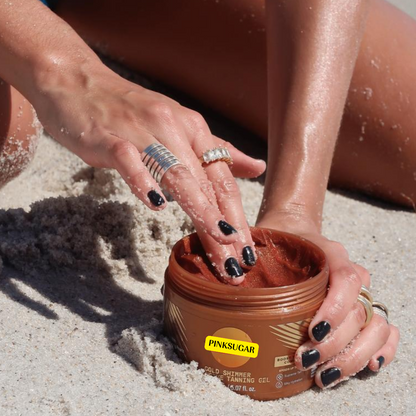 PinkSugar Gold Shimmer Intensive Tanning Gel