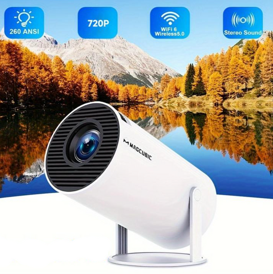 PinkSugar Portable Movie Projector Pro
