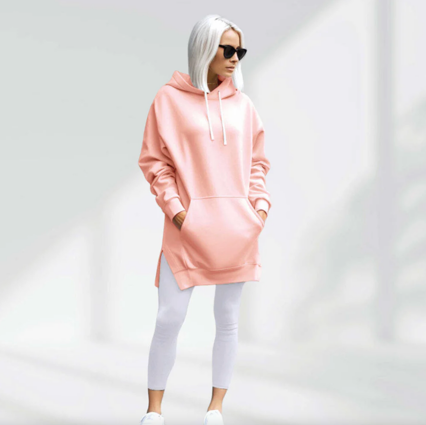 PinkSugar Oversized Hoodie Dress