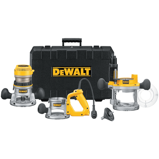 DEWALT DW618B3 12 Amp 2-1-4 Horsepower Plunge Base and Fixed Base