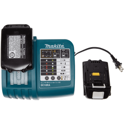 Makita LCT200W 18-Volt Compact Lithium-Ion Cordless Combo Kit 2-Piece